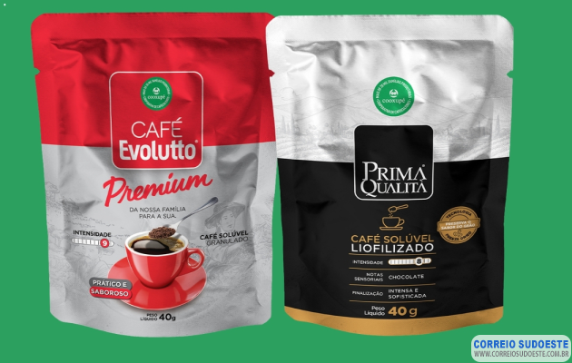 Torrefação-Cooxupé-lança-cafés-solúveis-das-marcas-Evolutto-e-Prima-Qualità