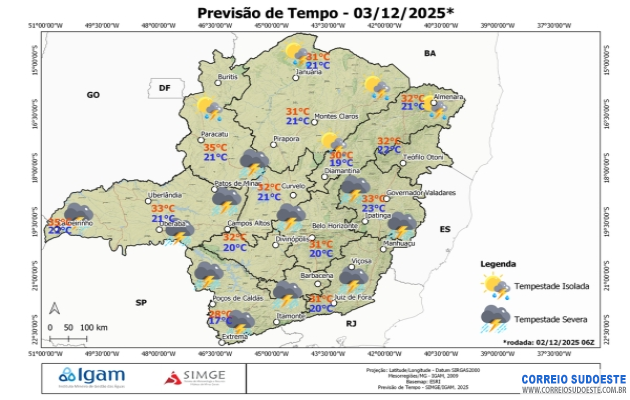 Chuva-intensa-e-granizo-marcam-previsão-em-Minas