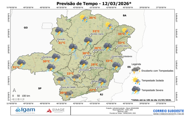 Tempo-continua-instável-em-Minas