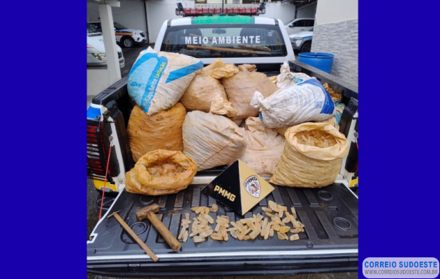Extração-ilegal:-dupla-é-presa-com-700-kg-de-mineral-em-MG